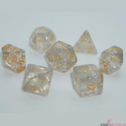 Набор кубиков - Glitter 7 Dice Set (в ассортименте)